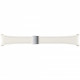 Ремінець Samsung D-Buckle Hybrid Eco-Leather Band для Samsung Galaxy (20mm, S/M) / Watch 4 / Watch 5 / Watch 6 Cream (ET-SHR93SUEGEU)