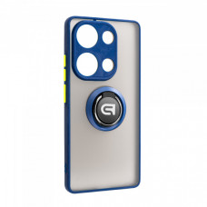 Чохол ArmorStandart Frosted Matte Ring для Xiaomi Redmi Note 14S 4G Navy Blue (ARM85113)