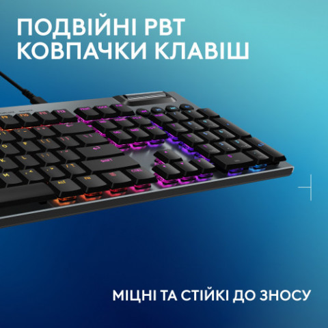 Клавiатура Logitech G915 X Wired Black (920-012942, 920-012941) Купити в Україні
