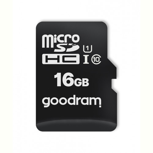 Карта пам`ятi MicroSDHC 16GB UHS-I Class 10 Goodram + SD-adapter + OTG Card reader (M1A4-0160R12)