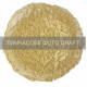 Тарілка ARDESTO Golden ice 20.5x2см, скло, золотистий