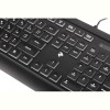 Клавіатура 2E KS120 White Backlight EN/UK Black (2E-KS120UB_UA)