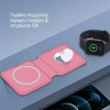 Бездротовий зарядний пристрій ColorWay MagSafe Duo Charger 15W for iPhone Pink (CW-CHW32Q-P)