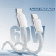 Мережевий зарядний пристрій Essager Vanjane 20W USB-C White (EFJB02-JSTT2-T) + кабель USB Type-C