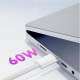 Мережевий зарядний пристрій Essager Vanjane 20W USB-C White (EFJB02-JSTT2-T) + кабель USB Type-C