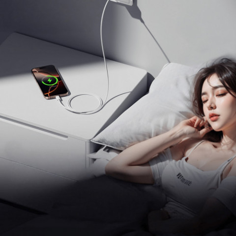 Мережевий зарядний пристрій Essager Vanjane 20W USB-C White (EFJB02-JSTT2-T) + кабель USB Type-C