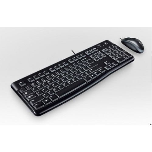 Комплект (клавіатура, мишка) Logitech MK120 Black USB (920-002563)