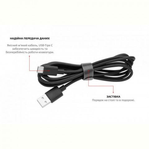 Клавіатура бездротова Motospeed CK62 Outemu Blue Ukr (mtck62bmb) Black USB/Bluetooth