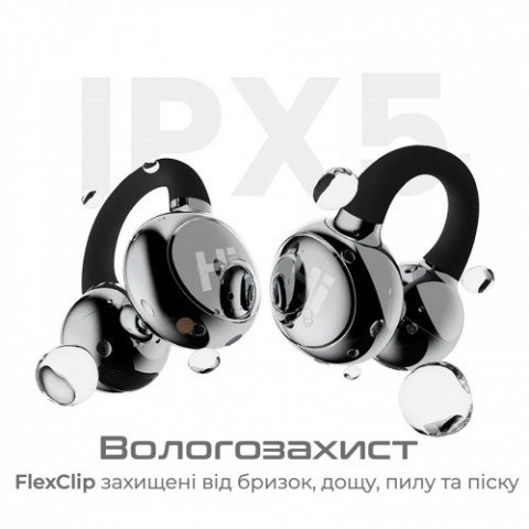 Bluetooth-гарнітура HiFuture Flexclip Black