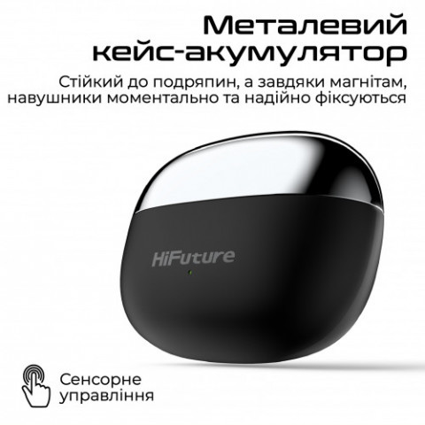 Bluetooth-гарнітура HiFuture Flexclip Black