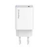 Мережевий зарядний пристрій ColorWay GaN Mini 45W PD Port PPS USB-C White (CW-CHS057PD-WT)