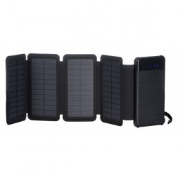 Зовнішній акумулятор (Power Bank) 2E Power Bank Solar 8000mAh Black (2E-PB814-BLACK)