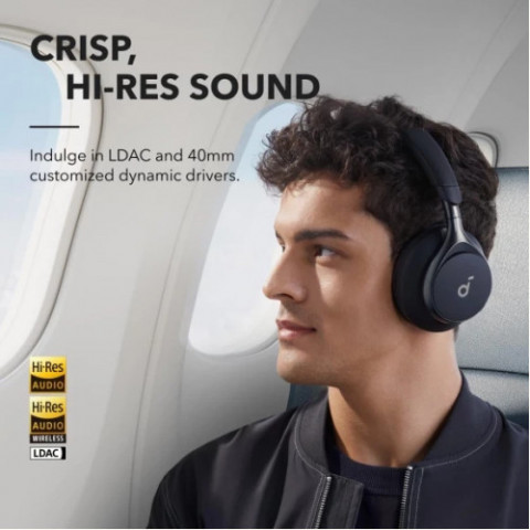 Bluetooth-гарнітура Anker SoundCore Space One Black (A3035G11)