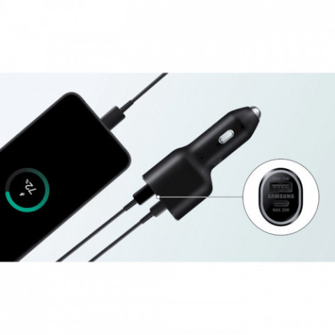 Автомобільний зарядний пристрій Samsung Car Charger Duo EP-L4020 Black (EP-L4020NBEGRU)