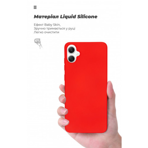 Чохол ArmorStandart ICON для Samsung A05 (A055) Red (ARM71803)