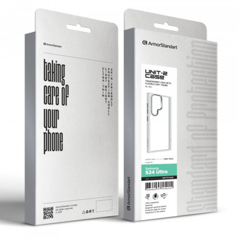 Чохол ArmorStandart UNIT2 для Samsung S24 Ultra Matte Clear (ARM74822)
