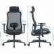 Офісне крісло OfficePro Wave OC670 Black (OC670-B-B-B)