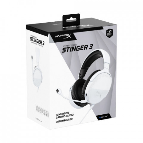 Гарнітура HyperX Cloud Stinger 3 Wired White (BS1T6AA)