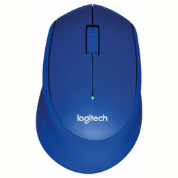 Мишка бездротова Logitech M330 Silent Plus (910-004910) Blue USB