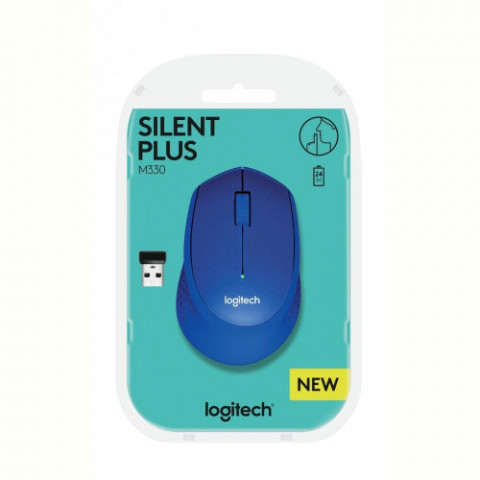 Миша бездротова Logitech M330 Silent Plus Blue (910-004910)