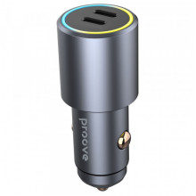 АЗП Proove Double Energy 50W (Type-C + Type-C) metal gray