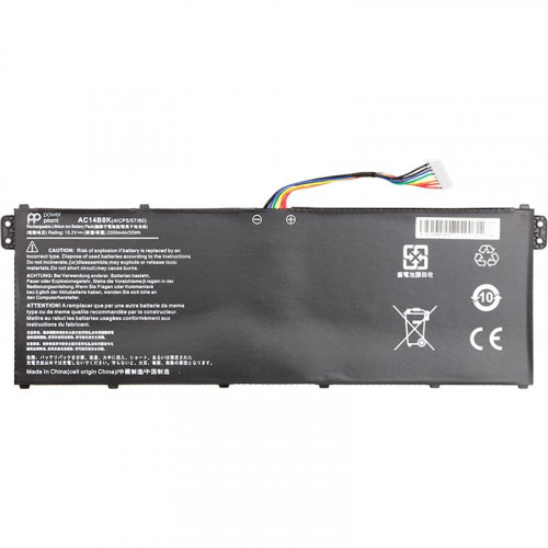 АКБ PowerPlant для ноутбука Acer Aspire E15 ES1-512 Series (AC14B8K) 15.2V 2200mAh (NB410460)