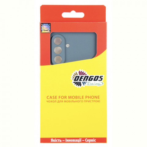 Чохол-накладка Dengos Carbon для Samsung Galaxy A17 Grey (DG-KM-161) + захисне скло