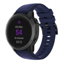 Ремінець ArmorStandart Silicone для Garmin 20mm Dark Blue (ARM60810)