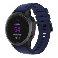 Ремінець ArmorStandart Silicone для Garmin 20mm Dark Blue (ARM60810)