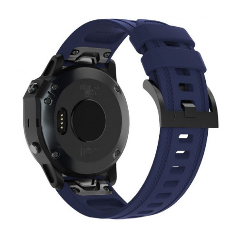 Ремінець ArmorStandart Silicone для Garmin 20mm Dark Blue (ARM60810)