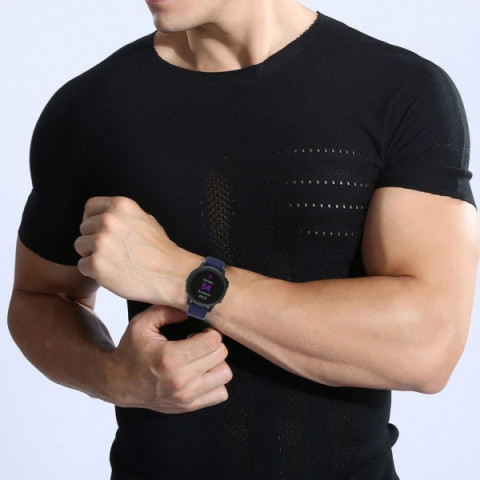 Ремінець ArmorStandart Silicone для Garmin 20mm Dark Blue (ARM60810)