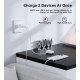 Мережевий зарядний пристрій Choetech (USB-C+USB-A) White (PD5012-EU-WH)