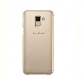Чохол-книжка Samsung Wallet Cover для Samsung Galaxy J6 SM-J600 Gold (EF-WJ600CFEGRU)