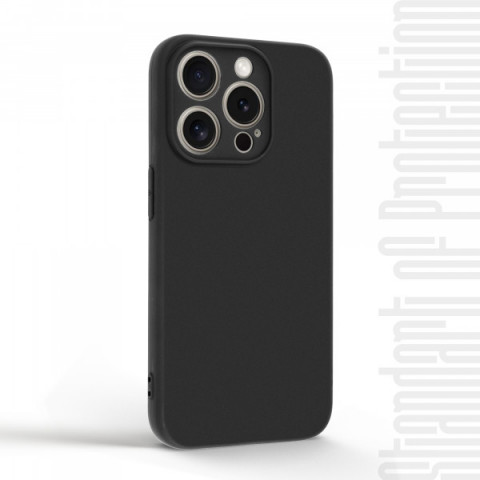 Чохол ArmorStandart Matte Slim Fit для Apple iPhone 15 Pro Camera cover Black (ARM68247)