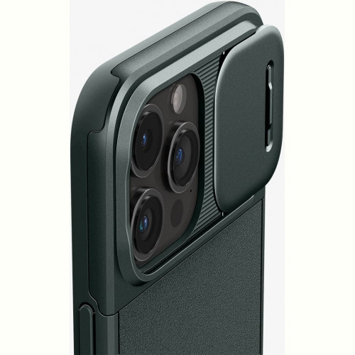 Чохол-накладка Spigen Optik Armor MagFit для Apple iPhone 15 Pro Abyss Green (ACS06739)