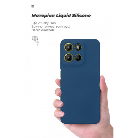 Чохол ArmorStandart ICON для Motorola G15 Power Camera cover Dark Blue (ARM83101)