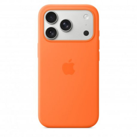 Чохол Apple iPhone 17 Pro Silicone Case with MagSafe Orange (MGFE4)