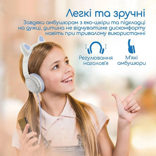 Bluetooth-гарнітура Promate Panda Lilac