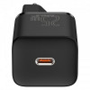 Мережевий зарядний пристрій Baseus Super Si Quick Charger 1C (1USB-C) 25W Black (TZCCSUP-L01) + кабель Type-C