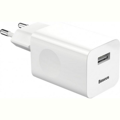 Мережевий зарядний пристрій Baseus Wall Charger QC3.0 White (CCALL-BX02)