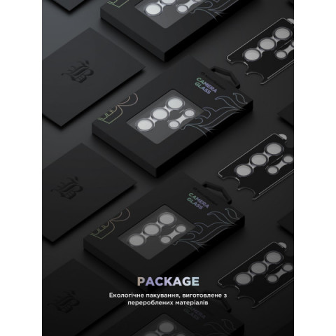 Захисне скло для камери ArmorStandart Supreme Black Icon для Samsung S24 Ultra Violet Titanium (ARM76605)