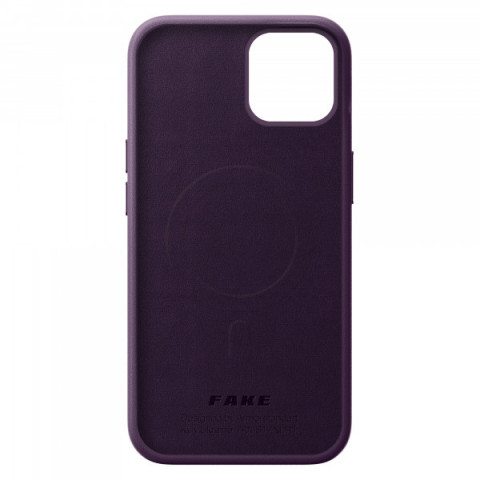 Чохол ArmorStandart FAKE Leather Case для Apple iPhone 14 Dark Cherry (ARM64392)