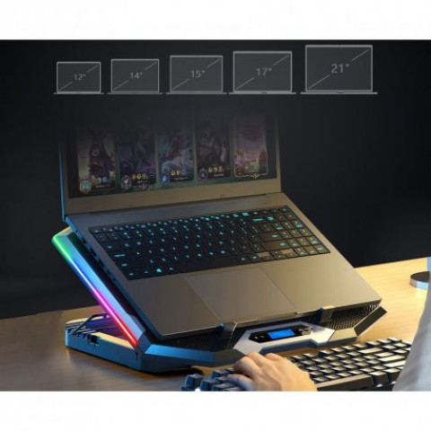 Підставка для ноутбука охолоджуюча GamePro CP870 Black (CP870)
