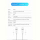 Кабель Proda PD-B26a USB-C - USB-C, 1м, White