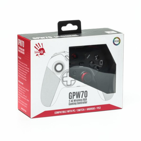 Бездротовий геймпад Bloody GPW70 (Sports Black), чорний