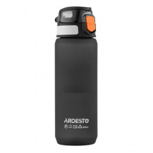 Пляшка для води Ardesto Matte 800мл, пластик, чорний