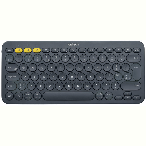 Клавіатура бездротова Logitech K380 Multi-Device Bluetooth Black (920-007582)