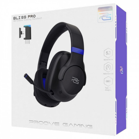 Навушники Bluetooth Proove Gaming Bliss Pro Black (GHBLP0010001) Купити в Україні