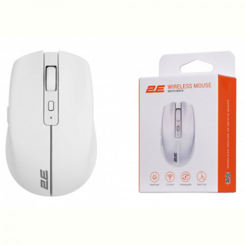 Миша бездротова 2E MF270 Silent Rechargeable WL White (2E-MF270WWH)