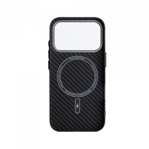 Чохол ArmorStandart LikeCarbon2 MagCase для Apple iPhone 17 Pro Carbon Black (ARM86258)